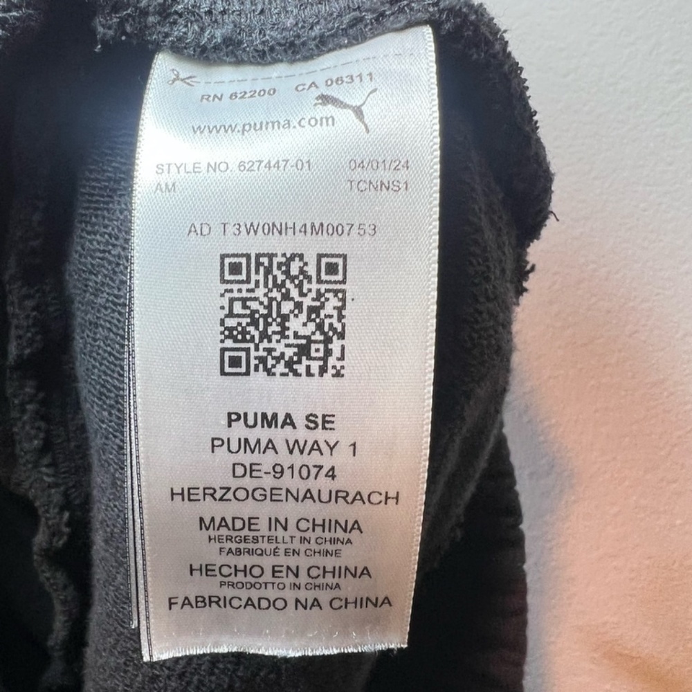 PUMA x Carrots 7" Sweat Shorts Black Casual Athletic Streetwear Mens Size Medium - Picture 15 of 15